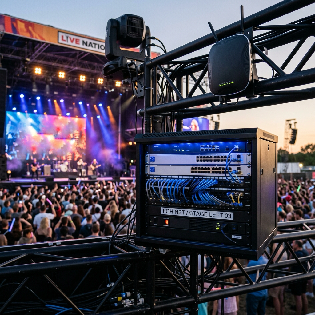 full service event it von NIJO Solutions – Netzwerk, Ticketing und Betreuung vor Ort